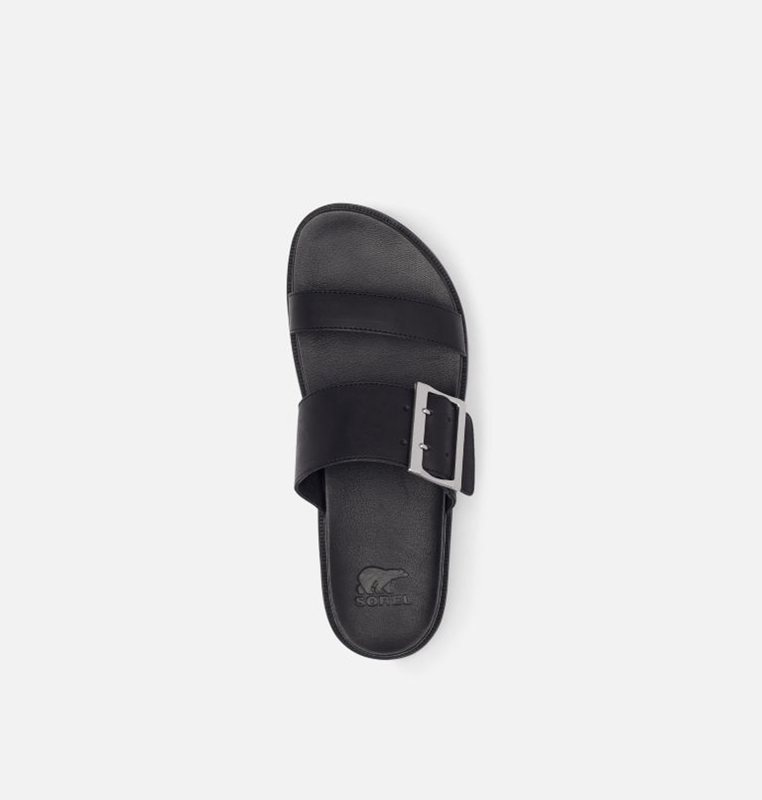 Womens Slides Black - Sorel Roaming™ Buckle - 416809-CDI